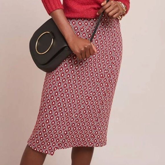 Maeve Dresses & Skirts - Maeve Anthropologie red skirt nwt